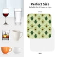 thumbnail image 5 of Leather Coasters with Heat-resistant for Drinks, Funny Avocado Green Cup Coasters Cup Pad Mat for Tabletop Protection, Coffee Table, Office Desk and Housewarming Gift, 5 of 5