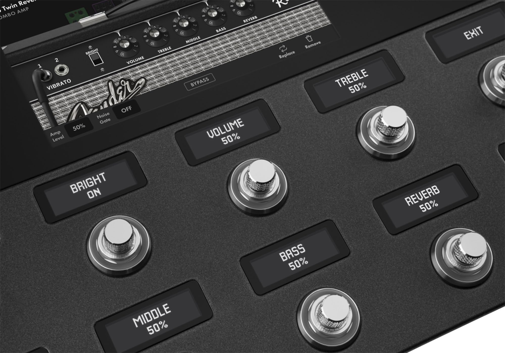 Fender Tone Master Pro Multi-Effects Guitar Workstation Bundle with 10ft Guitar Cable and 24-Pack Fender Picks