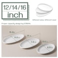 thumbnail image 2 of DOWAN Large Serving Platter, 16"/14"/12" Oval Pla, 2 of 9