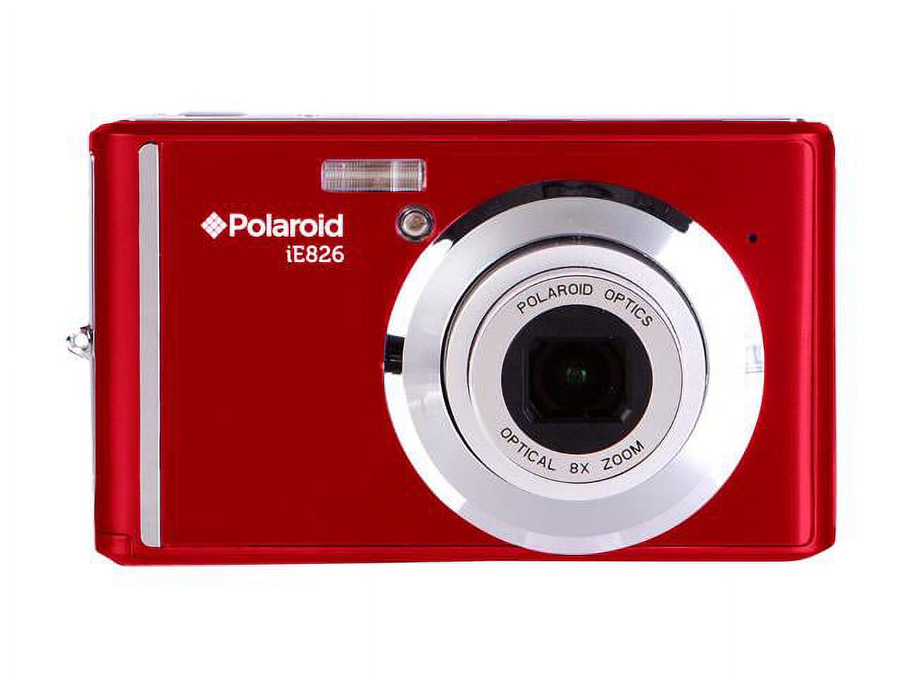 POLAROID IE826-RED 18MP DIGITAL STILL CAMERA with 2.4in Screen RED