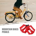 thumbnail image 2 of Shisuyan Machined Bicycle Pedal Accessory Red 2Pcs 4.13X3.15X0.79In, 2 of 8