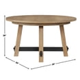 thumbnail image 5 of Steve Silver Aubrey Driftwood Finish 54-inch Round Dining Table, 5 of 9