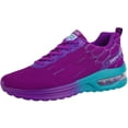 thumbnail image 2 of Fashion Women's Breathable Running Shoes, Purple, Size 6, 2 of 8