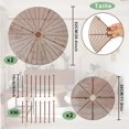 thumbnail image 2 of Juego de 4 protectores de suelo para macetas de rejilla de 52/30 cm, fundas de rejilla para macetas de interior contra animales y niños, 2 of 5