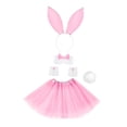 thumbnail image 4 of Accesorios de vestuario de corbata de lazo para fiestas de disfraces del festival para fiestas temáticas Rosa, 4 of 8