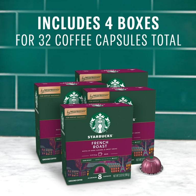 Starbucks by Nespresso Vertuo, French Roast, Dark Roast Nespresso