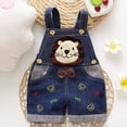 thumbnail image 5 of Abomasnow Boy Girl Jean Overalls Toddler 3D Graphic Denim Jumpsuit 9 Month-3 Years, 5 of 6
