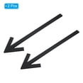 thumbnail image 3 of Unique Bargains 10.2' Self Stick Arrow Sign, 2 Pack Acrylic Directional Sign Sticker Self-Adhesive Black, 3 of 6