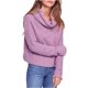 thumbnail image 1 of Free People Womens Cowl Pullover Sweater, Púrpura, Grande Free People Pull-over, 1 of 1