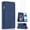 Blue, variant on Asuwish Wallet Kickstand Hard Shell Cell Phone Case with Tempered Glass Screen Protector for BLU F91 5G, Blue