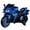 Blue, variant on Anykoon Motorcycle for Kids 3 - 6 years boys and  girls 12V 7Ah Moto Bike Ride on toy with training Wheels/Manual Throttle/ Drive by Hand /Lighting Wheels, Blue