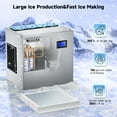 thumbnail image 3 of Coolski 300lbs/24h Commercial Ice Maker Machine, 22'' Wide Ice Machine with 300lbs Large Storage Bin, 3 of 6
