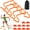 5 PCS, variant on Agility Hurdles Training Equipment - Speed Hurdles and Soccer Cones with Carrying Bag for Soccer, Football, and Track Drills, Ideal for Athletes Speed and Agility Training