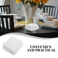 thumbnail image 3 of STRANDCHIC 50Pcs Disposable White Hotel Tissue Paper Thick Foldable Soft Wood Pulp Napkins, 3 of 6