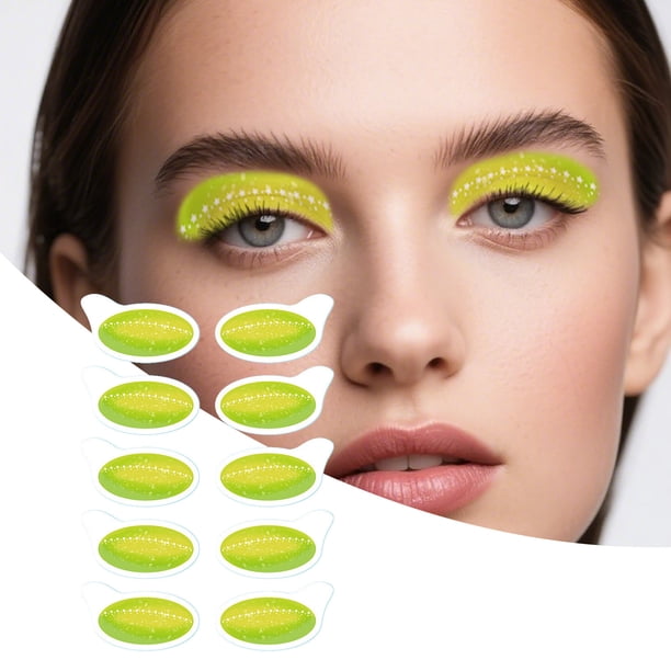 Pisexur Belleza Maquillaje Pegatinas de tatuajes de sombras de ojos cromáticas, resistentes al agua y al sudor, con duración de 24 horas, calcomanías hiperrealistas que campara mujeres y hombres