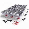thumbnail image 3 of Alpha Living Paquete De 12 - Juego De Buffet De Platos De Chafing Desechables Calentadores De Alimentos Corporales Soldados Para Fiestas Latas De Combustible De 2 Horas Juego Completo Sartenes De Tama, 3 of 7