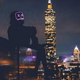 thumbnail image 4 of Tagital Halloween Mask LED Light Up Funny Masks The Purge Movie Scary Festival Costume, 4 of 4