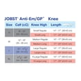 thumbnail image 2 of JOBST Anti-Em/GP Seamless Compression Stockings, 18 mmHg, Knee High, Open Toe, White, Box (12 Pair), Small, 2 of 2
