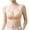 Khaki, variant on Women's Nylon,Spandex Yellow chemical fiber underwear Women's U Shaped Back With A Strap Inside No Steel Ring Sports Bottom Underwear Sexy Bra