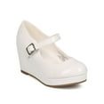 thumbnail image 1 of New Girl Soda Kayla-2S Patent Round Toe Platform Mary Jane Wedge Pump, 1 of 5