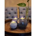 thumbnail image 3 of Concrete Sphere Tea Light Holder - Minimalist Centerpiece - Candle Holder - Modern Interior Design (Buff, Large Sphere), 3 of 4