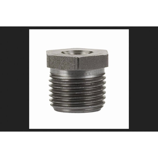 Casquillo hexagonal de acero Billco Corp, 3/4 pulgadas, MPT x 1/2 pulgadas de diámetro