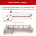 thumbnail image 2 of All-Cover Sectional Sofa L Shape, 2 Pieces Slipcover Elastic Washable Couch Cover, 2 Seater (55 to 74Inch)+3 Seater(74 to 90 Inch) Sofa Slipcover Couch Cover Stretch for L Shape Sectional Corner, 2 of 8