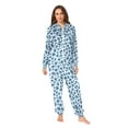thumbnail image 4 of joogoo Leopard Blue-a1 Unisex Adults Onesies Pajamas Jumpsuits L, 4 of 7