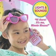 Disney Junior Minnie Mouse Bowfabulous Bag Set, 7-piece Dress Up and Pretend Play Toy Purse, Kids Toys for Ages 3 Up