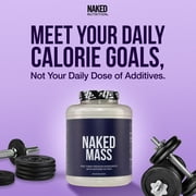 Naked Strawberry Mass - All Natural Strawberry Protein Powder - 8lb Bulk, GMO Free, Gluten Free & Soy Free, No Artificial Ingredients - 1,500 Calories - 11 Servings