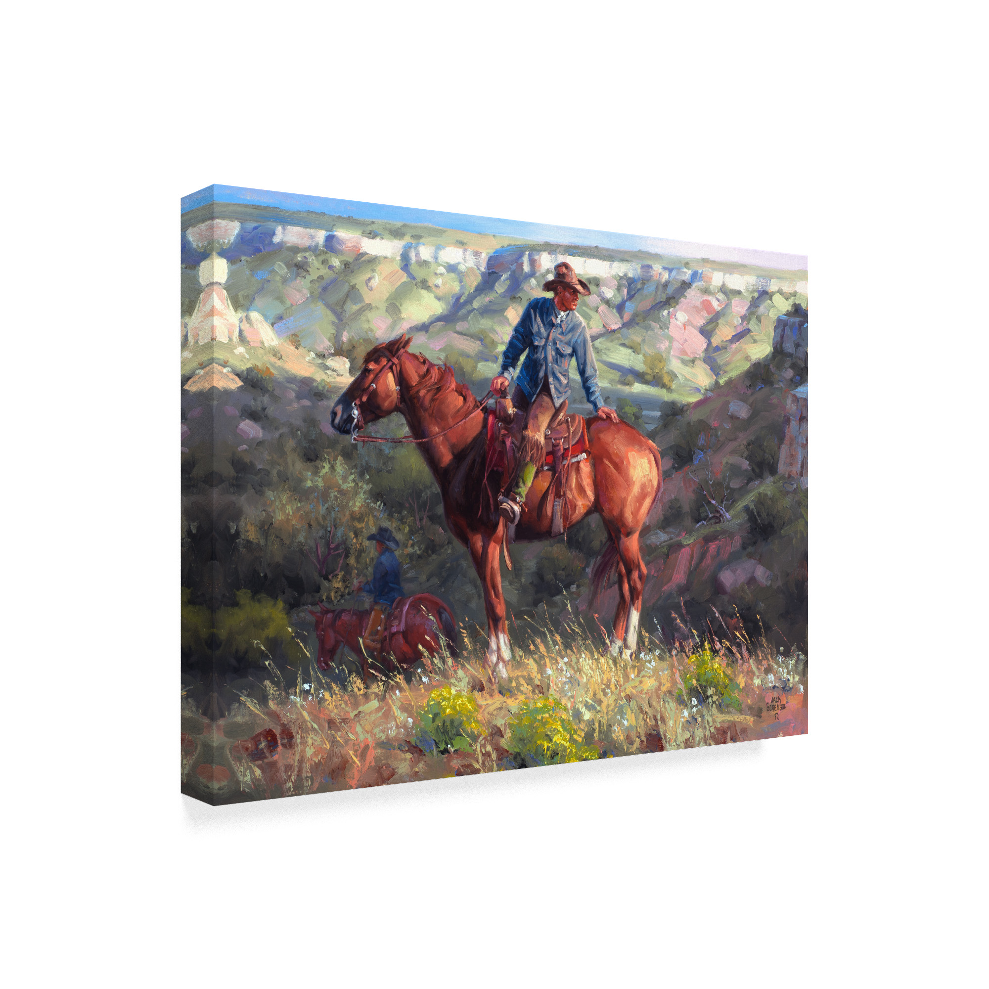 Trademark Fine Art 'The Search' Canvas Art by Jack Sorenson