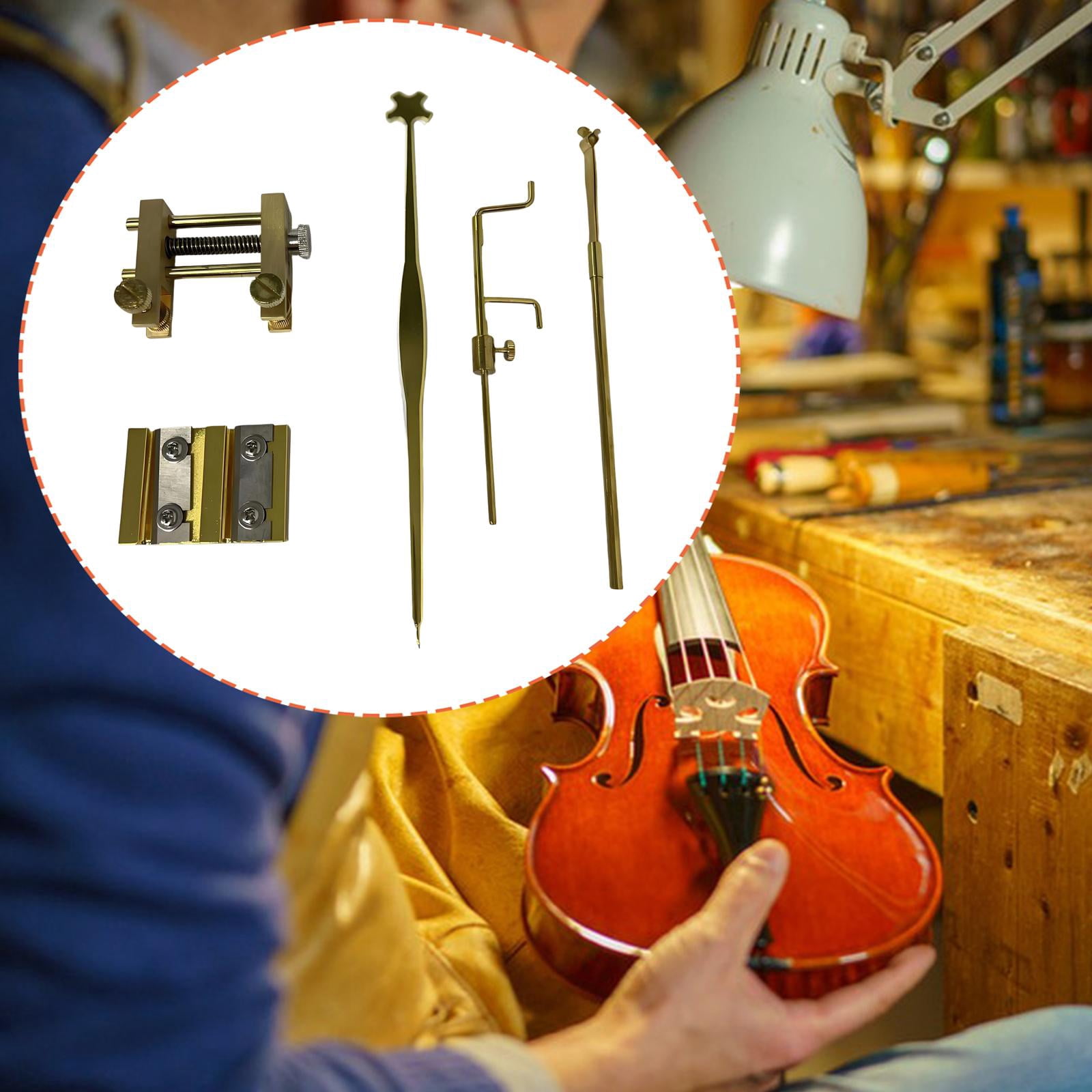 LeeQinersw 5Pcs Violin Sound Post Tools Installation Maintenance Luthier Tools Supplies