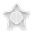 thumbnail image 2 of Silicona candelabro molde seguro antiadherente DIY Soporte de vela Moldes Molde Decoraciones para el hogar Decoraciones artesanales Craft Artcraft Star Type Sweethay HA010569-01, 2 of 6