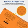 thumbnail image 5 of Avery Printable Square Labels, Bright Orange, 2.75" x 2.75", 120ct, 5 of 11