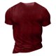 thumbnail image 4 of Men's T-shirt Graphic Text 3D Printing Street Casual Short Sleeve Button Down Printed Clothing Basic XL, 4 of 5