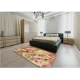 thumbnail image 4 of Ahgly Company Indoor Rectangle Patterned Shocking Orange Area Rugs, 7' x 9', 4 of 6