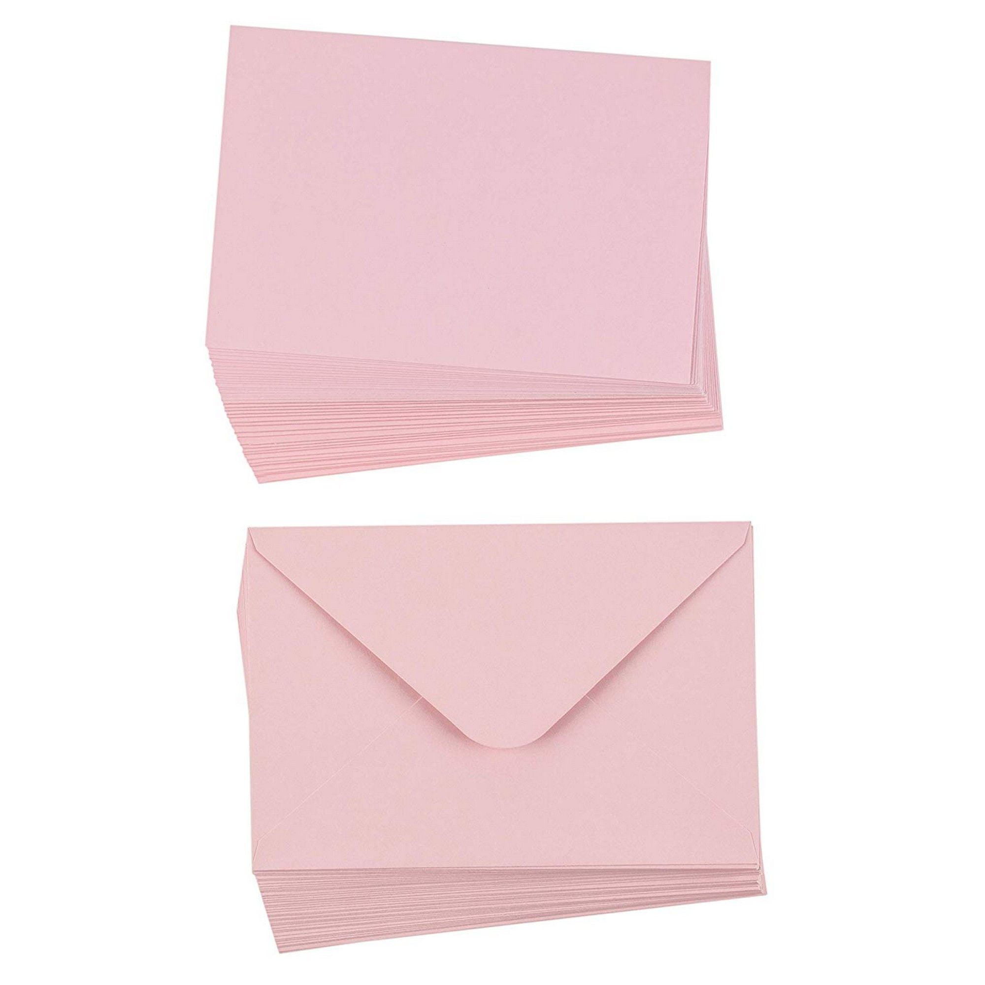 Pack of 50 Pastel C6 Cards & Envelopes 
