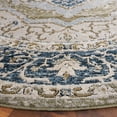 thumbnail image 3 of SAFAVIEH Rosewood Flowers Medallion Area Rug, Ivory/Green, 6'7" x 6'7" Round, 3 of 7