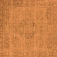 thumbnail image 1 of Ahgly Company Indoor Square Oriental Orange Industrial Area Rugs, 6' Square, 1 of 4