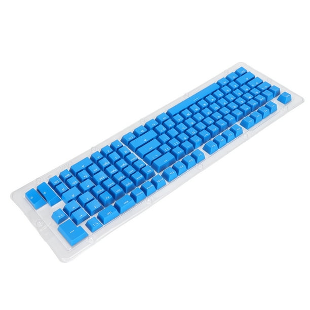 Teclas de 117 teclas OEM Altura Dos colores Inyección firmeza Teclas opacas OPQ para teclados de 61/64/68/71/78/82/84/87 teclas Letras blancas azul oscuro