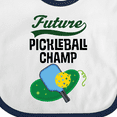 thumbnail image 4 of Inktastic Future Pickleball Champ Boys or Girls Baby Bib, 4 of 4
