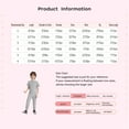 thumbnail image 5 of TSSOE Boys Girls Zip Back Long Leg Romper Autism Anti-strip Jumpsuit Special Needs Adaptive Clothing For Kids White 12, 5 of 5
