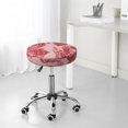 thumbnail image 5 of Red Meat Round Bar Stool Seat Covers, Elastic Round Chair Cover Stool Seat Slipcover Bar Stool Cushions Round Pad for 12-14 inch, 5 of 5