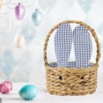 thumbnail image 2 of EUDIDV Easter Basket Essentials;Easter Carrying Basket Spring Picnic Hand Woven Storage Basket Snacks Eggs Candy Storage Childrens Gifts;Easter&nbsp;Basket Stuffers for Toddler, 2 of 6
