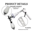 thumbnail image 5 of Ceramic Toilet Flush Handle, Toilet Handles Flush Lever Traditional Victorian Style Toilet Handle Replacement Kit, 5 of 5