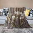 thumbnail image 2 of Fenyluxe Flowers Vase Print Flannel Throw Blanket, Hand/Machine Wash, Exquisite Gifts for All Seasons, Soft Plush Blankets 40x50in, 2 of 6