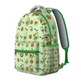 thumbnail image 2 of Cute Kawaii Backpack with Avocado Illustration, Lightweight Travel Bag with Fresh Fruit Design for Avocado Lover, 2 of 6