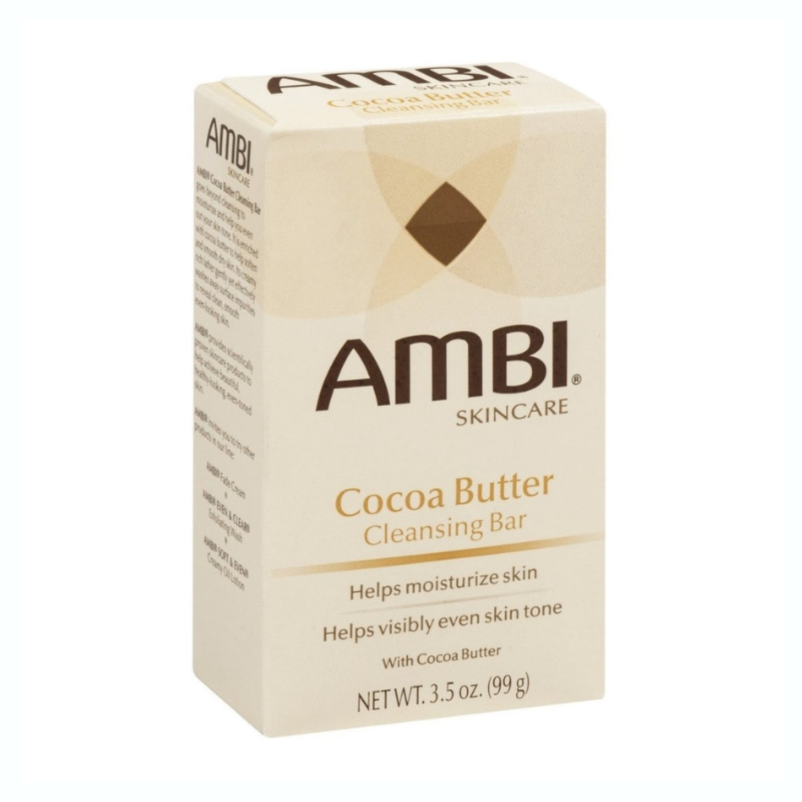 Ambi Cocoa Butter Cleansing Bar 3.5 oz (Pack of 2)