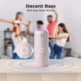 thumbnail image 5 of RIENOK Altavoz Bluetooth portátil 30W Doble emparejamiento Estéreo inalámbrico verdadero Sonido HD IPX7 Impermeable Ducha deportiva al aire libre Altavoz inalámbrico Bluetooth 5.3 para fiesta en casa, 5 of 5