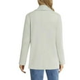 thumbnail image 2 of Max & Mia Women's Open Front Lightweight Drape Cardigan with Pockets (Light Olive, X-Large), 2 of 3